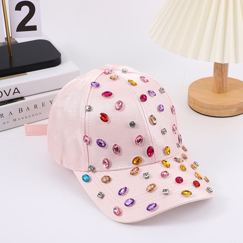 Rhinestone Pearl Gem Baseball Cap