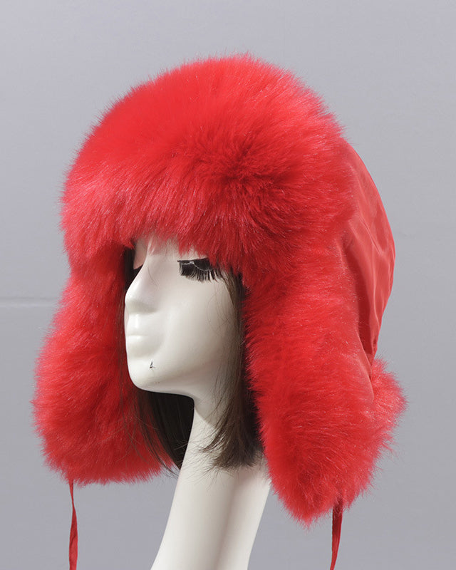 High Quality Fleece-lined Warm Pom-pom Hat