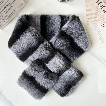 Thermal Thickened Mink Fur Scarf