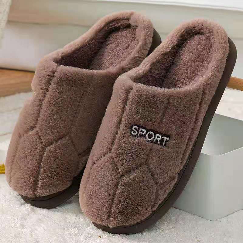Indoor Home Thermal Non-Slip Thick-Soled Slippers