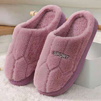 Indoor Home Thermal Non-Slip Thick-Soled Slippers