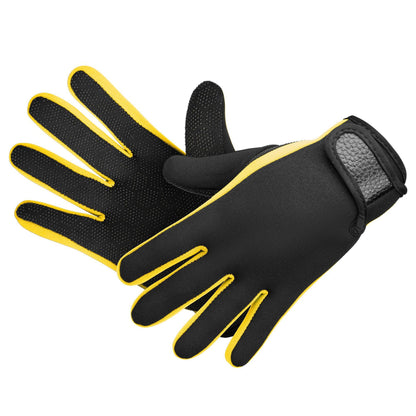 1.5mm Diving Anti-slip Anti-puncture Anti-cut Warm Gloves-men And Women