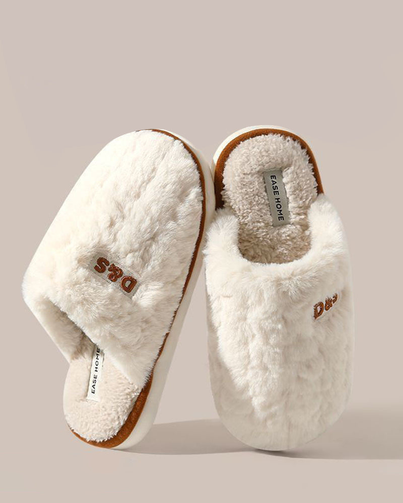 Non-slip Thermal Plushy Slippers