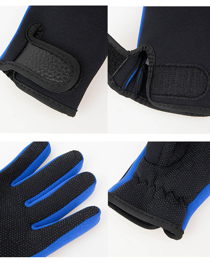 1.5mm Diving Anti-slip Anti-puncture Anti-cut Warm Gloves-men And Women