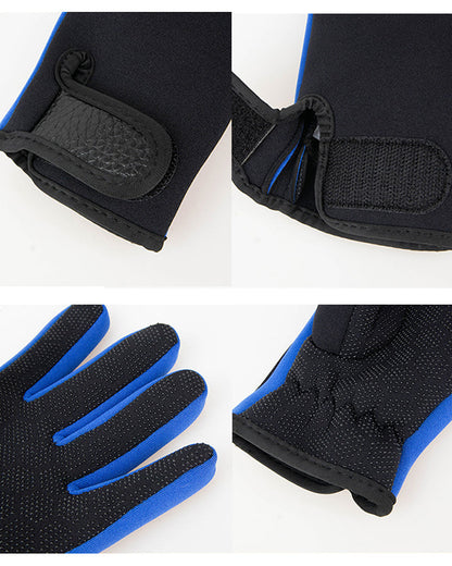 1.5mm Diving Anti-slip Anti-puncture Anti-cut Warm Gloves-men And Women