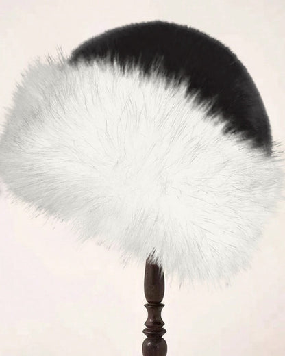 Thickened Faux Fur Plush Head-Wrapping Hat