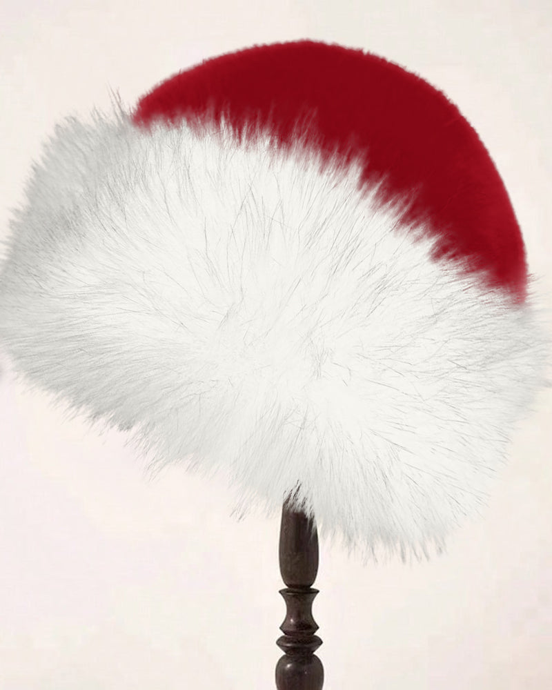 Thickened Faux Fur Plush Head-Wrapping Hat