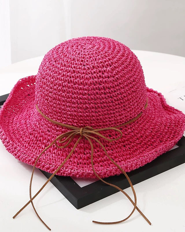 Foldable Straw Holiday Sun Hat