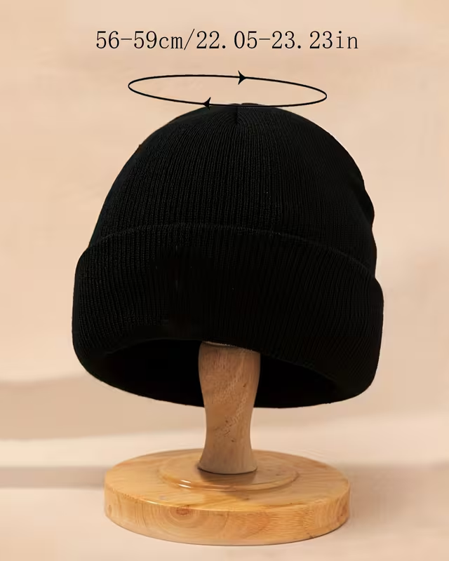 Queen Crown Embroidered Knitted Warm Hat