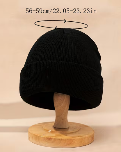 Queen Crown Embroidered Knitted Warm Hat