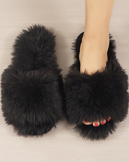 Women'S Plush Slippers for All Seasons