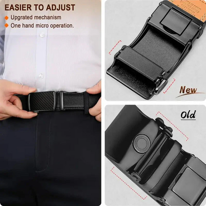 ✨️Best for Father's Day? Leather Ratchet Belt With Adjustable Buckle?