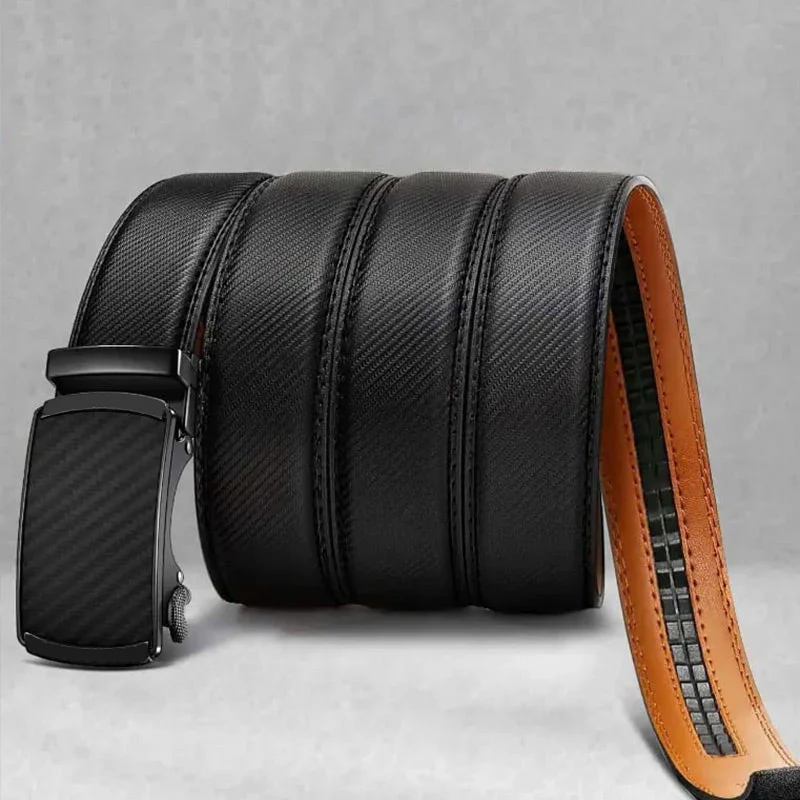✨️Best for Father's Day? Leather Ratchet Belt With Adjustable Buckle?