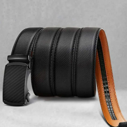 ✨️Best for Father's Day? Leather Ratchet Belt With Adjustable Buckle?
