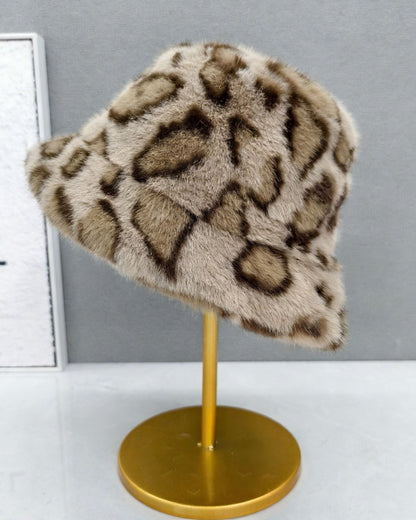 Fisherman Hat Trendy Plush Hat