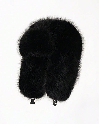 Women's Plush Hat Thickened Imitation Fox Fur Earmuffs