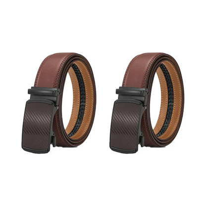 ✨️Best for Father's Day? Leather Ratchet Belt With Adjustable Buckle?