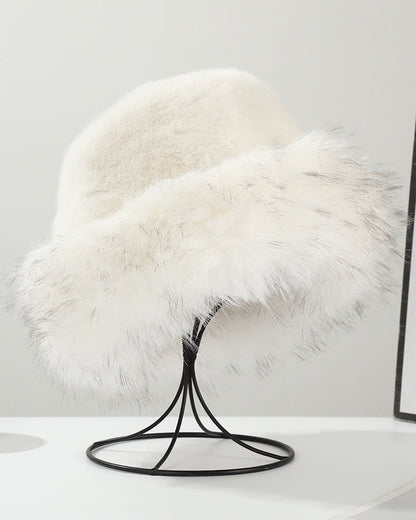 Autumn/Winter Mink Fur Bucket Hat