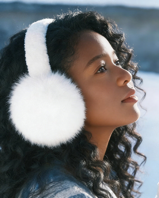Foldable Rabbit Fur Warm Earmuffs