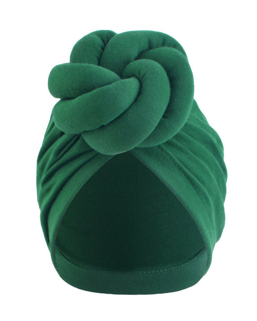 Cotton Three-Dimensional Twisted Ball Headscarf Hat