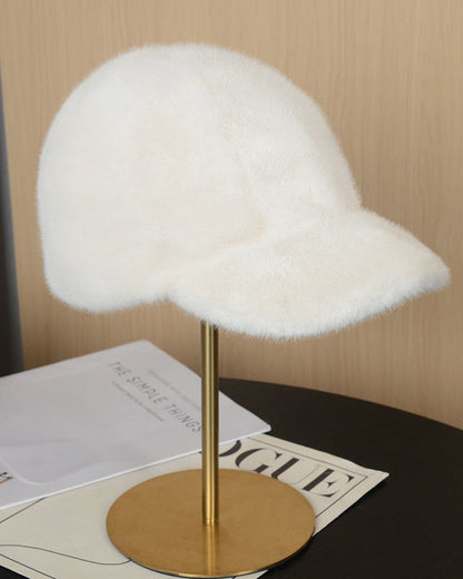 Warm Plush Baseball Cap
