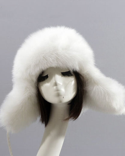 High Quality Fleece-lined Warm Pom-pom Hat