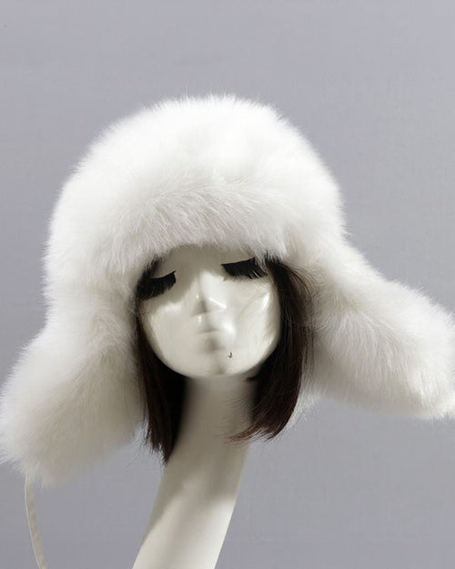 High Quality Fleece-lined Warm Pom-pom Hat