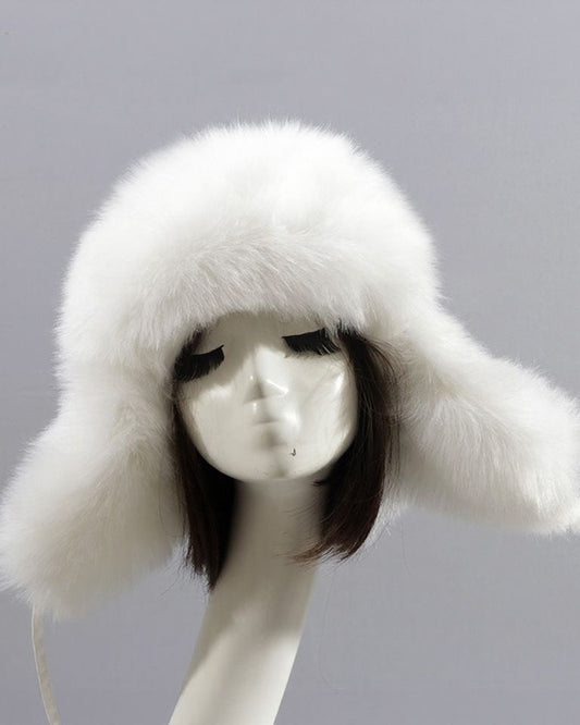 High Quality Fleece-lined Warm Pom-pom Hat