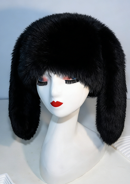 Adorable Big-Eared Rabbit Plush Hat