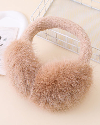Winter High-Quality Collapsible Plush Earmuffs