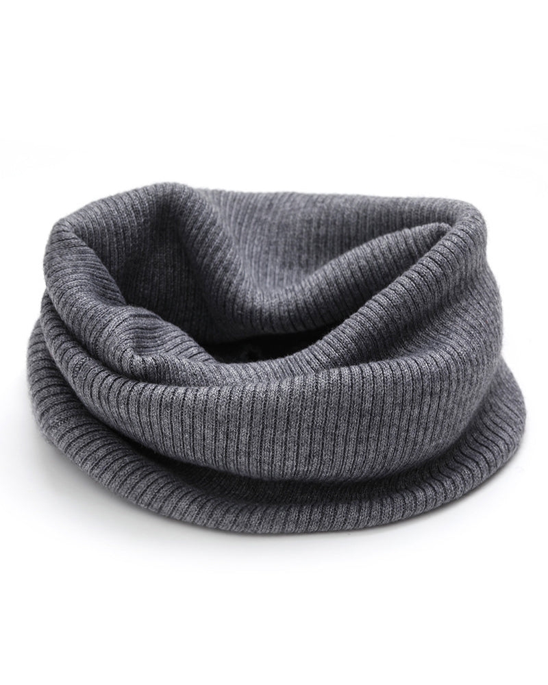 Cashmere Knit Neck-Warming Scarf