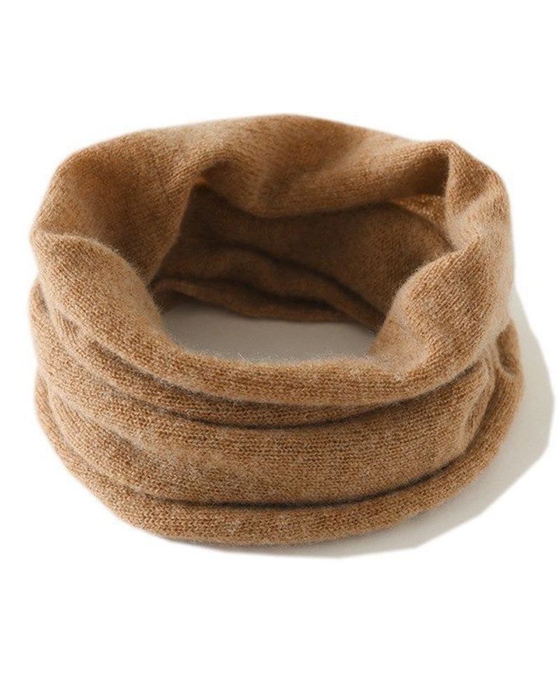Cashmere Insulated Neck-Warming Slouchy Cowl Scarf