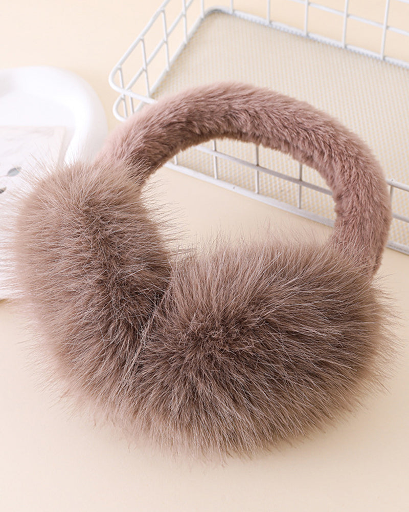 Winter High-Quality Collapsible Plush Earmuffs