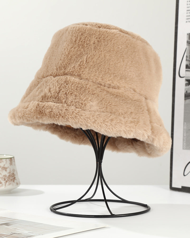 Plush Insulated Reversible Earflap Bucket Hat
