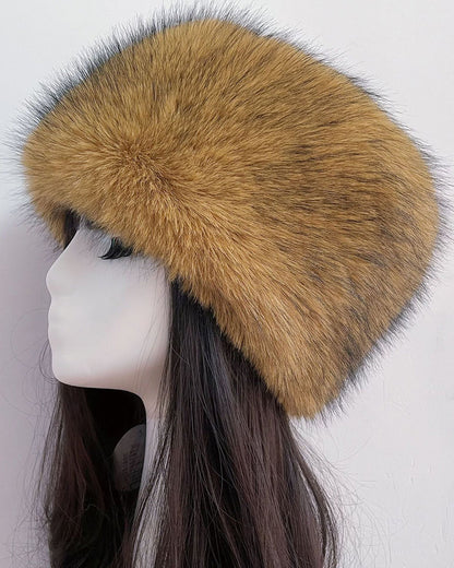 Fuzzy Plush Thickened Winter Beanie Warm For Autumn Winter