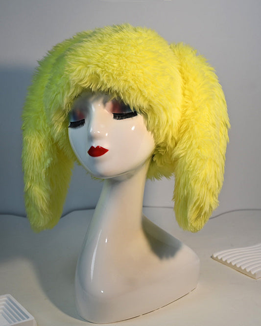 Adorable Big-Eared Rabbit Plush Hat