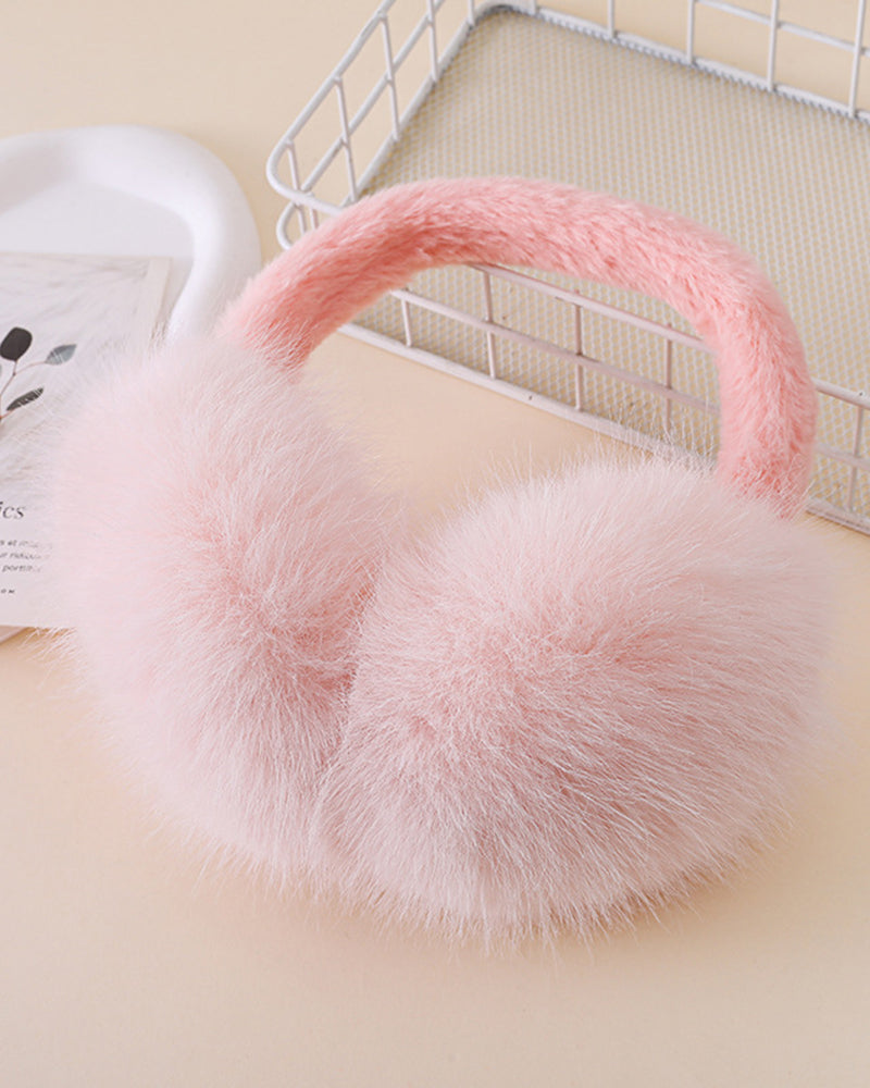 Winter High-Quality Collapsible Plush Earmuffs