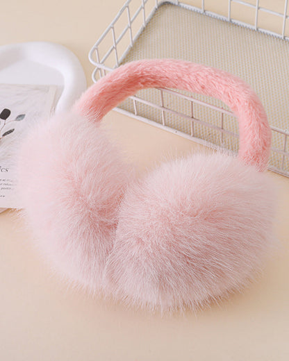 Winter High-Quality Collapsible Plush Earmuffs