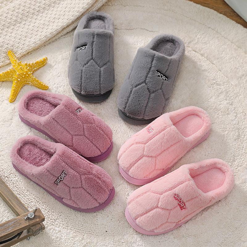 Indoor Home Thermal Non-Slip Thick-Soled Slippers