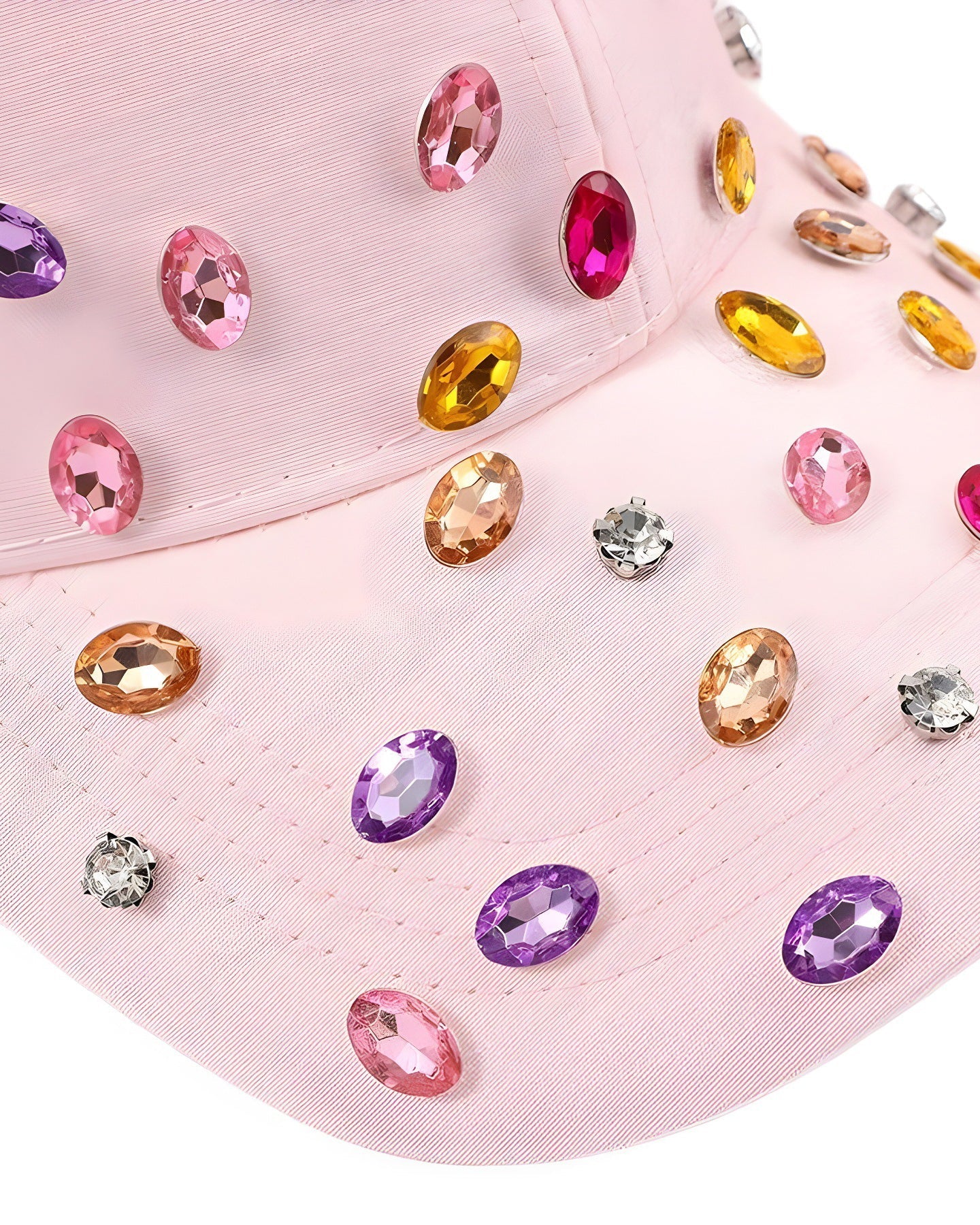 Rhinestone Pearl Gem Baseball Cap