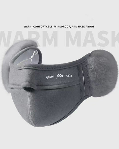 Windproof Cold-Proof Fleece-Lined Face Mask