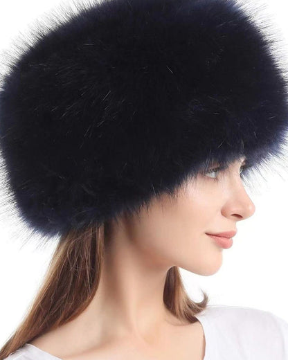 Fuzzy Plush Thickened Winter Beanie Warm For Autumn Winter