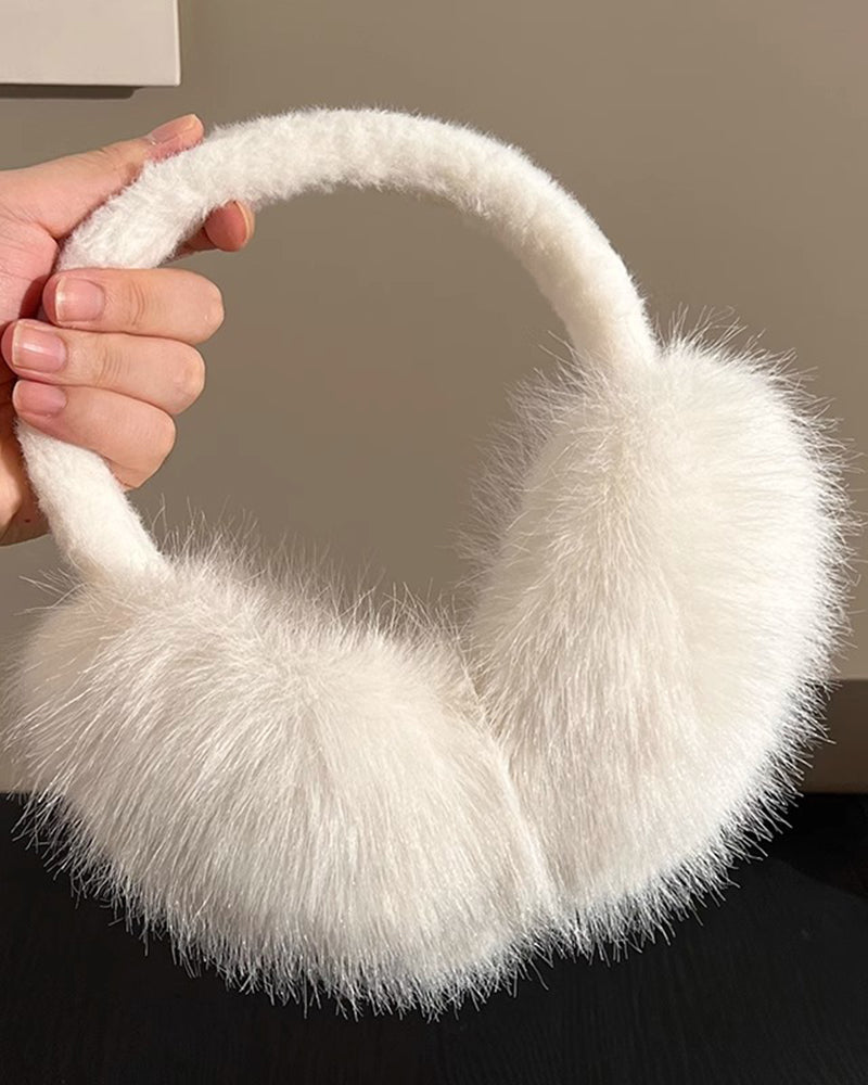 Winter High-Quality Collapsible Plush Earmuffs