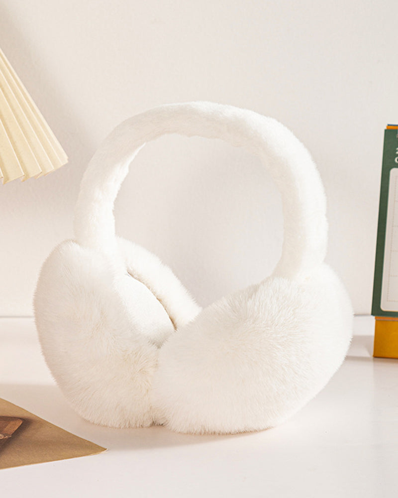 Foldable Rabbit Fur Warm Earmuffs