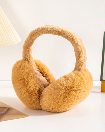 Foldable Rabbit Fur Warm Earmuffs