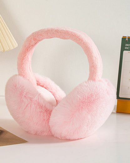 Foldable Rabbit Fur Warm Earmuffs
