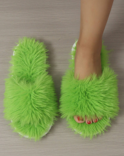 Women'S Plush Slippers for All Seasons