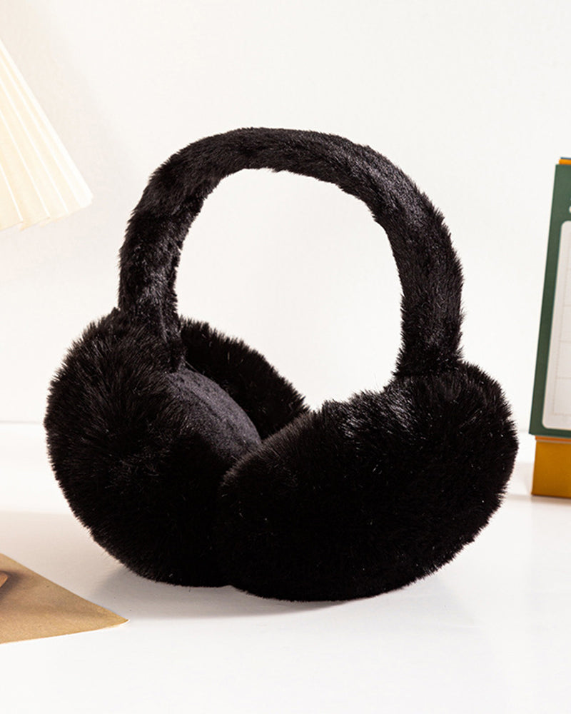 Foldable Rabbit Fur Warm Earmuffs