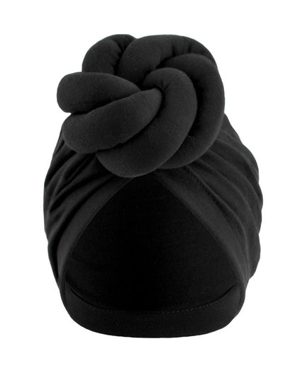 Cotton Three-Dimensional Twisted Ball Headscarf Hat