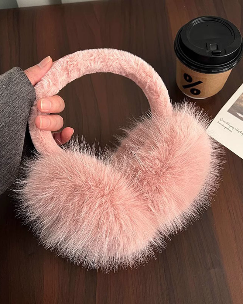 Winter High-Quality Collapsible Plush Earmuffs